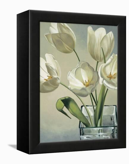 Tulipani in vaso-Eva Barberini-Framed Stretched Canvas