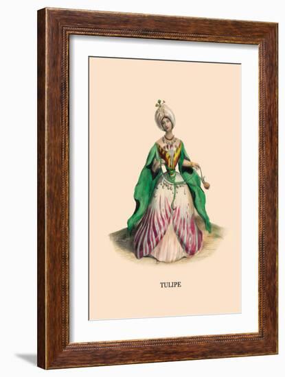 Tulipe-J.J. Grandville-Framed Art Print