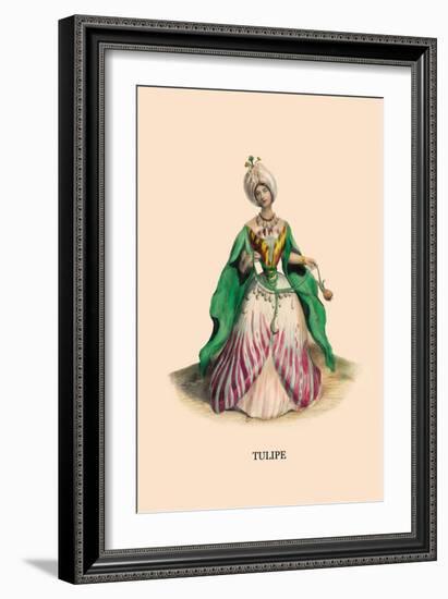 Tulipe-J.J. Grandville-Framed Art Print