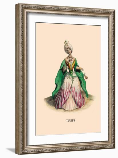 Tulipe-J.J. Grandville-Framed Art Print