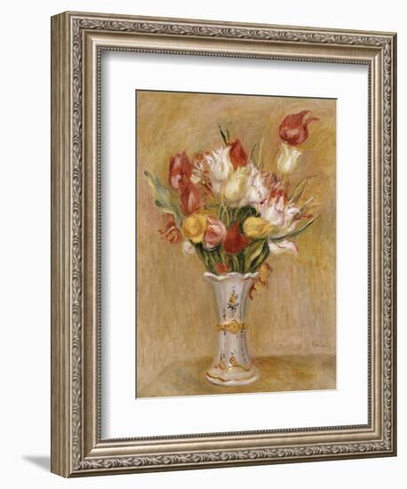 Tulipes-Pierre-Auguste Renoir-Framed Giclee Print