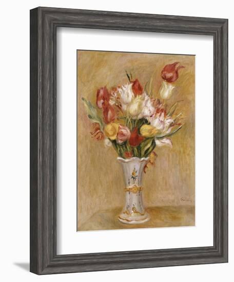 Tulipes-Pierre-Auguste Renoir-Framed Giclee Print