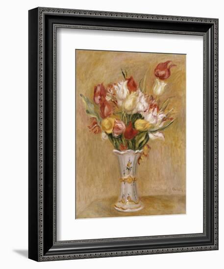 Tulipes-Pierre-Auguste Renoir-Framed Giclee Print