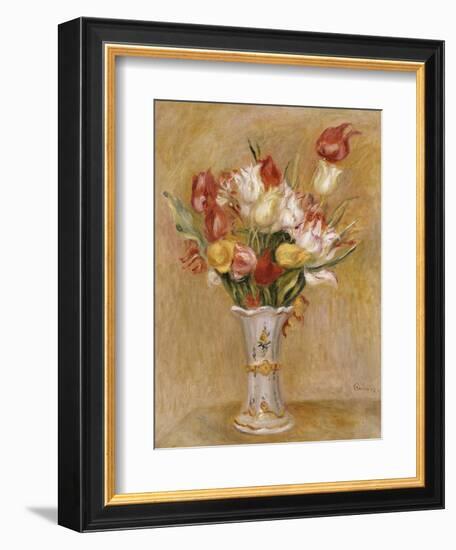 Tulipes-Pierre-Auguste Renoir-Framed Giclee Print