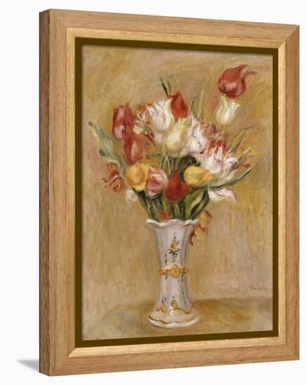 Tulipes-Pierre-Auguste Renoir-Framed Premier Image Canvas