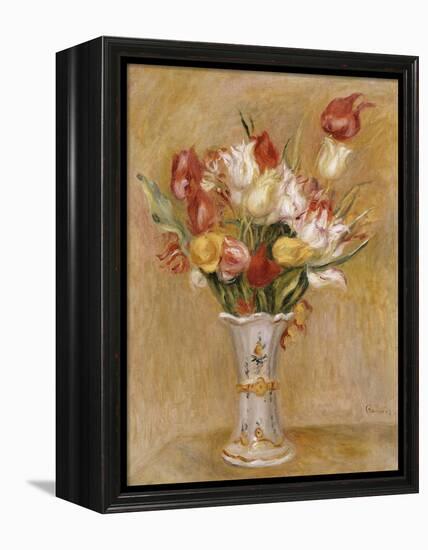 Tulipes-Pierre-Auguste Renoir-Framed Premier Image Canvas