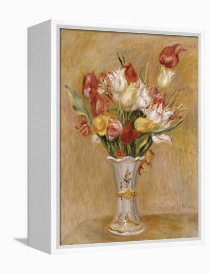 Tulipes-Pierre-Auguste Renoir-Framed Premier Image Canvas