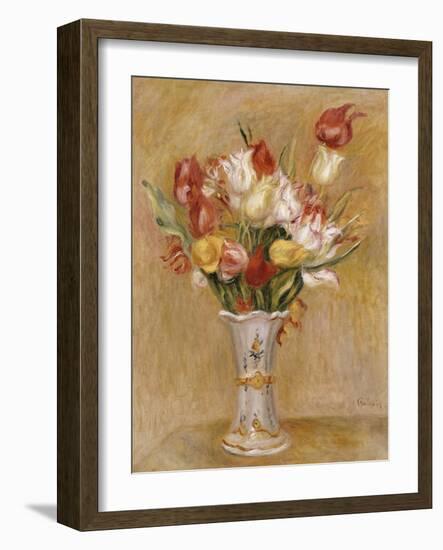 Tulipes-Pierre-Auguste Renoir-Framed Giclee Print