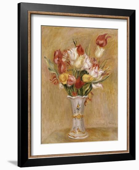 Tulipes-Pierre-Auguste Renoir-Framed Giclee Print