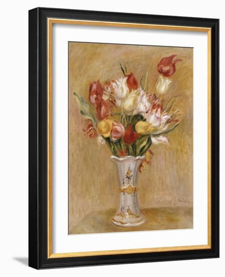 Tulipes-Pierre-Auguste Renoir-Framed Giclee Print