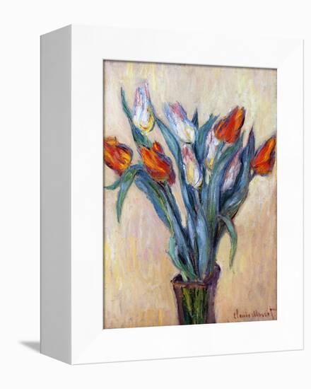 Tulips, 1885-Claude Monet-Framed Premier Image Canvas