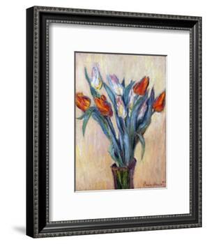 Tulips, 1885-Claude Monet-Framed Premium Giclee Print