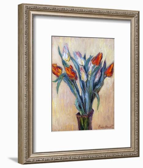 Tulips, 1885-Claude Monet-Framed Premium Giclee Print