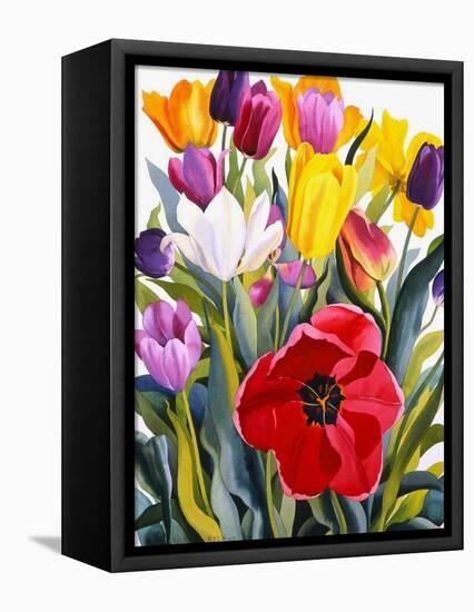 Tulips, 2007-Christopher Ryland-Framed Premier Image Canvas