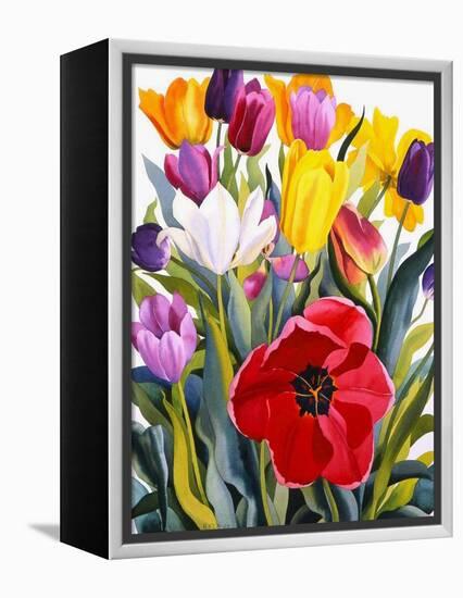 Tulips, 2007-Christopher Ryland-Framed Premier Image Canvas