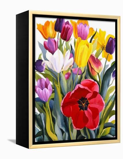 Tulips, 2007-Christopher Ryland-Framed Premier Image Canvas