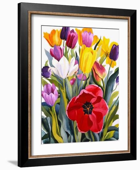 Tulips, 2007-Christopher Ryland-Framed Premium Giclee Print