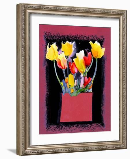 Tulips, 2009-Clive Metcalfe-Framed Giclee Print