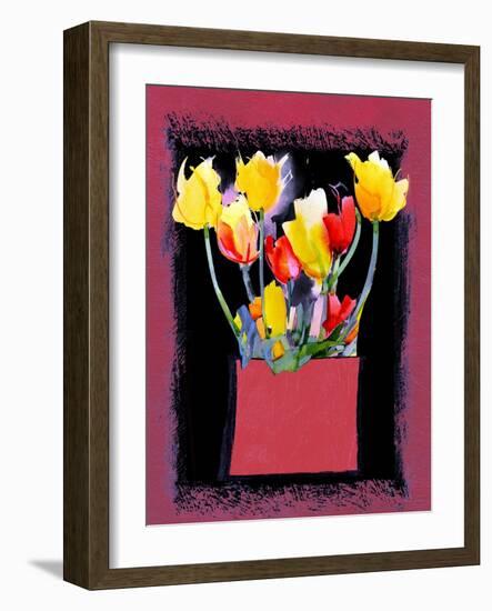 Tulips, 2009-Clive Metcalfe-Framed Giclee Print