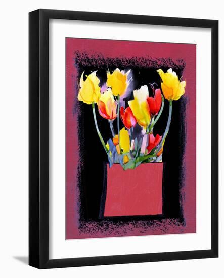 Tulips, 2009-Clive Metcalfe-Framed Giclee Print