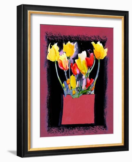 Tulips, 2009-Clive Metcalfe-Framed Giclee Print