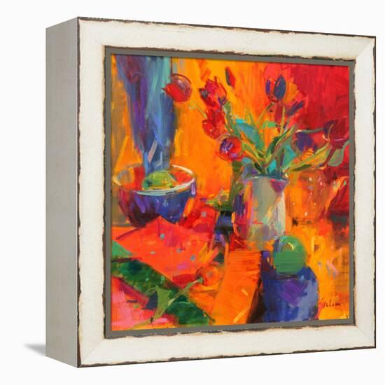 Tulips, 2012-Peter Graham-Framed Premier Image Canvas