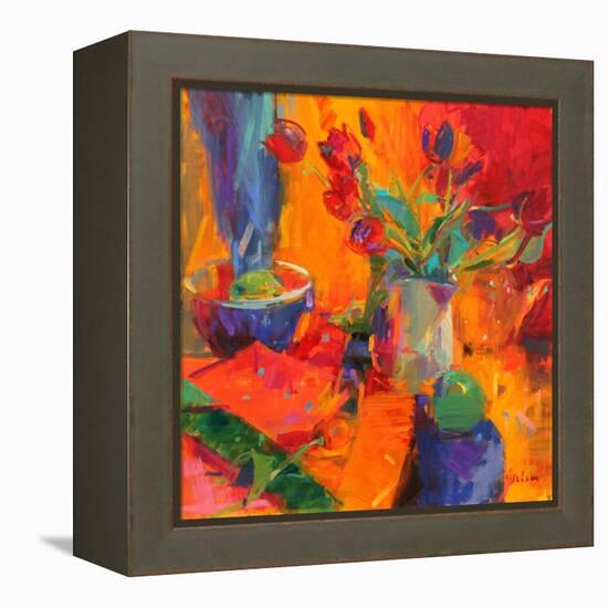 Tulips, 2012-Peter Graham-Framed Premier Image Canvas