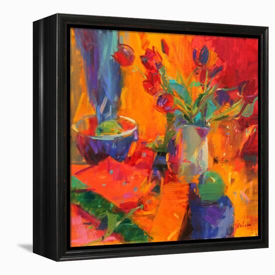 Tulips, 2012-Peter Graham-Framed Premier Image Canvas