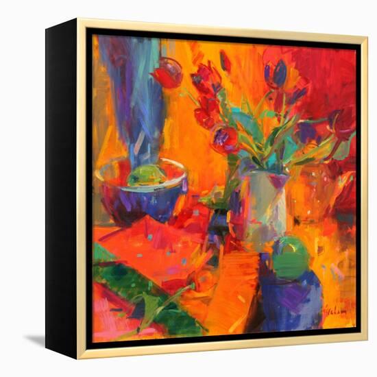 Tulips, 2012-Peter Graham-Framed Premier Image Canvas