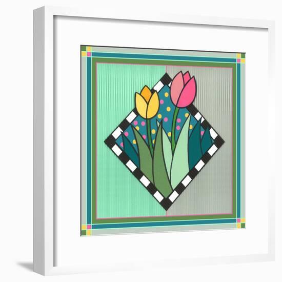 Tulips 2-Denny Driver-Framed Giclee Print