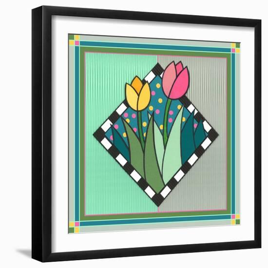 Tulips 2-Denny Driver-Framed Giclee Print