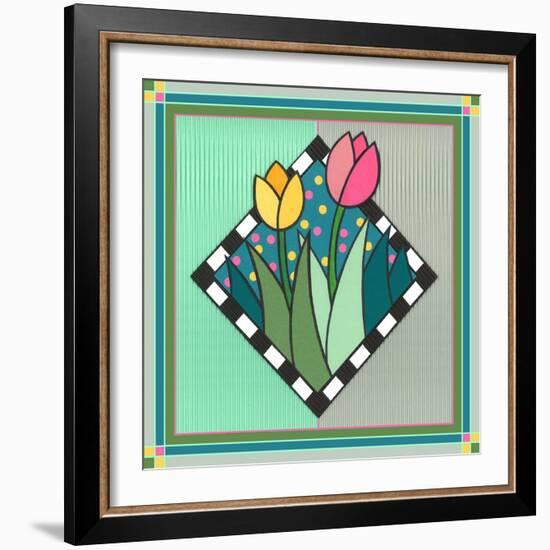 Tulips 2-Denny Driver-Framed Giclee Print