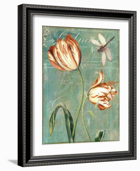 Tulips Ablaze I-Color Bakery-Framed Giclee Print