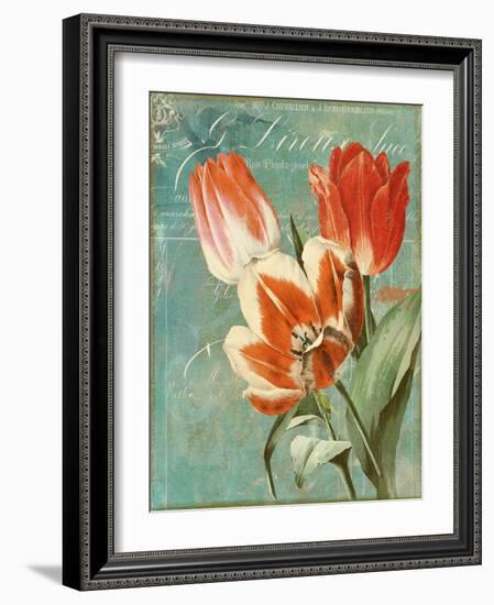 Tulips Ablaze II-Color Bakery-Framed Giclee Print