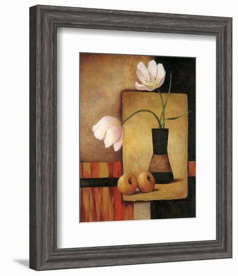 Tulips and Apples-T^ C^ Chiu-Framed Art Print