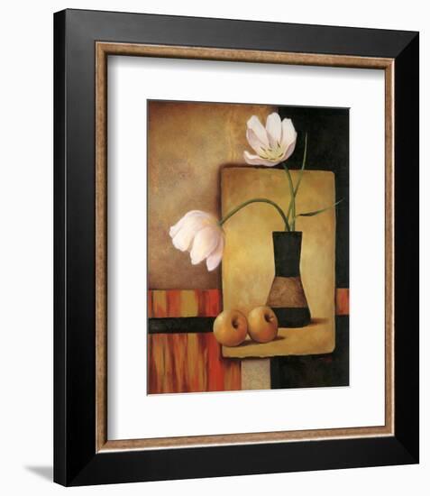 Tulips and Apples-T^ C^ Chiu-Framed Art Print