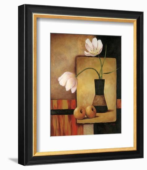 Tulips and Apples-T^ C^ Chiu-Framed Art Print