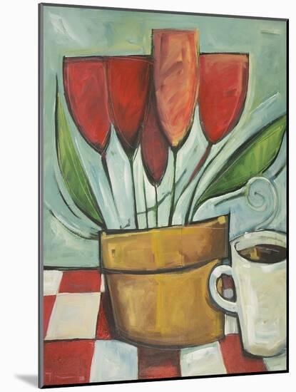 Tulips And Coffee Reprise-Tim Nyberg-Mounted Giclee Print