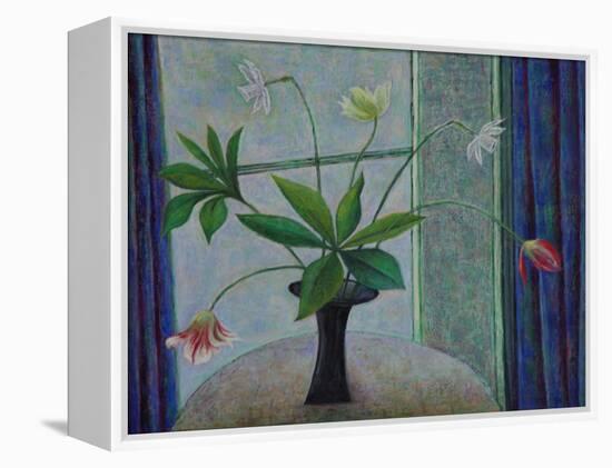 Tulips and Daffs-Ruth Addinall-Framed Premier Image Canvas