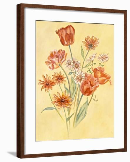 Tulips and Daisies-Judy Mastrangelo-Framed Giclee Print