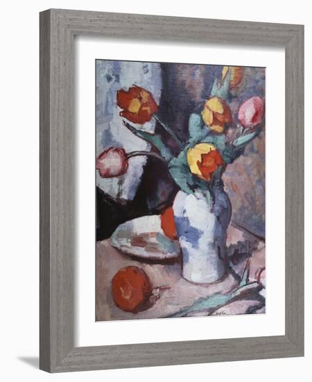 Tulips, C.1928-Samuel John Peploe-Framed Giclee Print