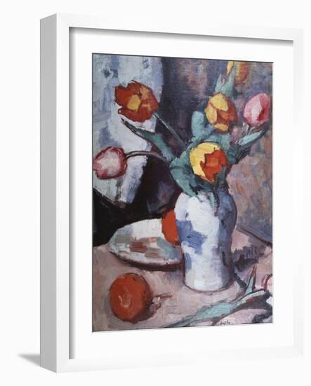 Tulips, C.1928-Samuel John Peploe-Framed Giclee Print