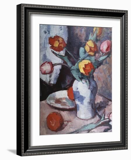 Tulips, C.1928-Samuel John Peploe-Framed Giclee Print