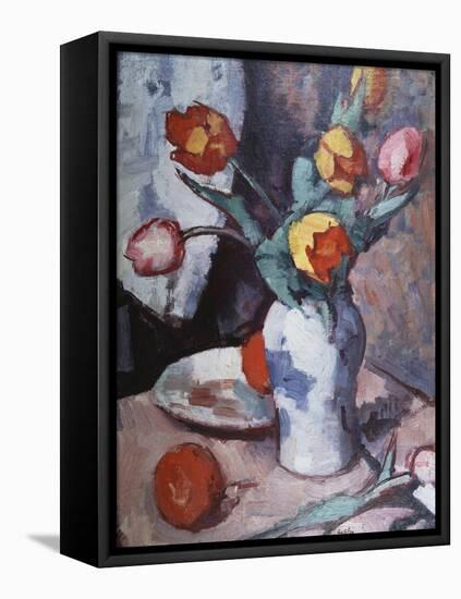 Tulips, c.1928-Samuel John Peploe-Framed Premier Image Canvas