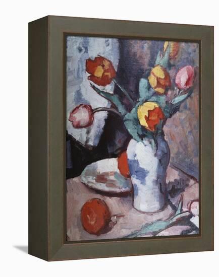 Tulips, c.1928-Samuel John Peploe-Framed Premier Image Canvas