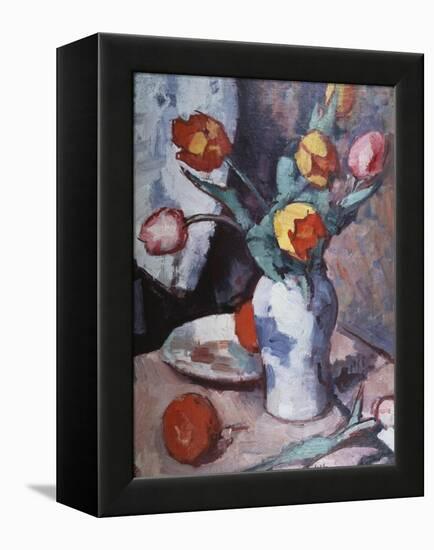 Tulips, c.1928-Samuel John Peploe-Framed Premier Image Canvas