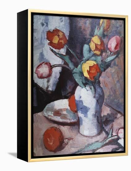 Tulips, c.1928-Samuel John Peploe-Framed Premier Image Canvas