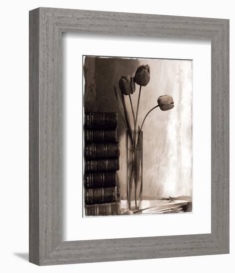 Tulips for Readers I-Richard Sutton-Framed Art Print