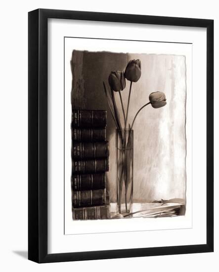 Tulips for Readers I-Richard Sutton-Framed Art Print