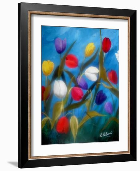 Tulips Galore II-Ruth Palmer 2-Framed Art Print